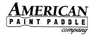 AMERICAN PAINT PADDLE COMPANY logo