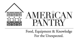 AMERICAN PANTRY FOOD, EQUIPMENT & KNOWLEDGE FOR THE UNEXPECTED. logo
