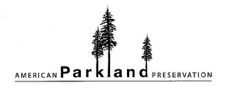 AMERICAN PARKLAND PRESERVATION logo