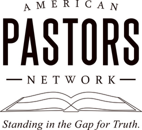 AMERICAN PASTORS NETWORK STANDING IN THE GAP FOR TRUTH. logo