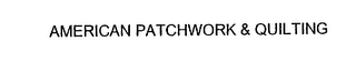 AMERICAN PATCHWORK & QUILTING logo