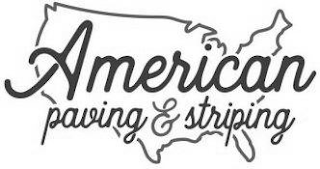 AMERICAN PAVING & STRIPING logo