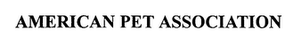 AMERICAN PET ASSOCIATION logo