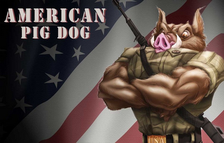 AMERICAN PIG DOG USA logo