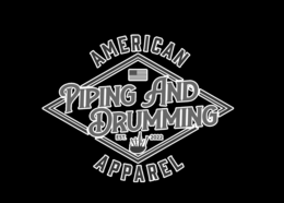 AMERICAN PIPING AND DRUMMING APPAREL EST. 2022 logo