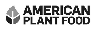 AMERICAN PLANT FOOD logo