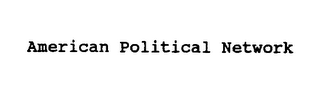 AMERICAN POLITICAL NETWORK logo
