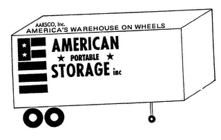 AMERICAN PORTABLE STORAGE, INC. AASRCO, INC. AMERICA'S WAREHOUSE ON WHEELS logo