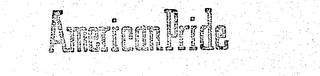 AMERICAN PRIDE logo