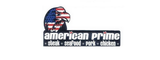 AMERICAN PRIME STEAK SEAFOOD PORK CHICKEN logo