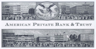 AMERICAN PRIVATE BANK & TRUST E. PLURIBUS UNUM logo