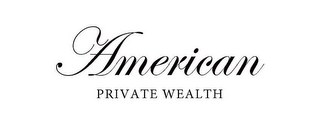 AMERICAN PRIVATE WEALTH logo
