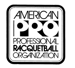 AMERICAN PRO PROFESSIONAL RAQUETBALL ORGANIZATION logo
