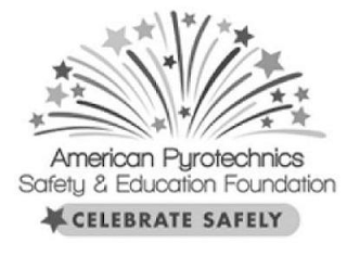 AMERICAN PYROTECHNICS SAFETY & EDUCATION FOUNDATION CELEBRATE SAFELY logo