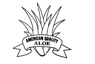 AMERICAN QUALITY ALOE logo