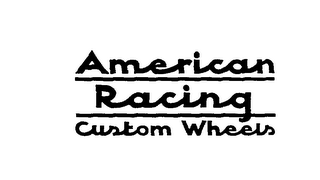 AMERICAN RACING CUSTOM WHEELS logo