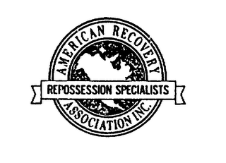 AMERICAN RECOVERY ASSOCIATION INC.  REPOSSESSION SPECIALISTS logo