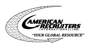 AMERICAN RECRUITERS INTERNATIONAL, INC. YOUR GLOBAL RESOURCE logo