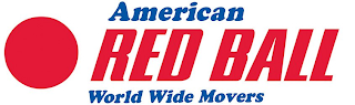 AMERICAN RED BALL WORLD WIDE MOVERS logo