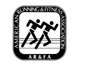 AMERICAN RUNNING & FITNESS ASSOCIATION AR & FA logo