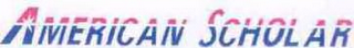 AMERICAN SCHOLAR logo