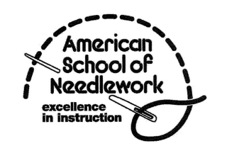 AMERICAN SCHOOL OF NEEDLEWORK EXCELLENCE IN INSTRUCTION logo