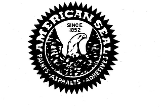 AMERICAN SEAL PAINTS ASPHALTS - ADHESIVES SINCE 1952 logo