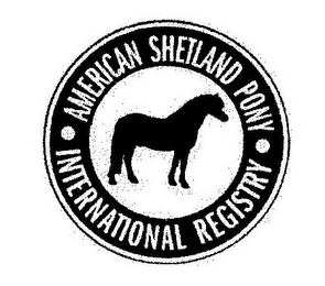 · AMERICAN SHETLAND PONY · INTERNATIONAL REGISTRY logo