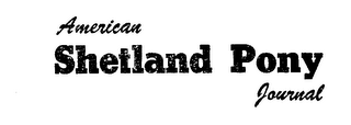 AMERICAN SHETLAND PONY JOURNAL logo