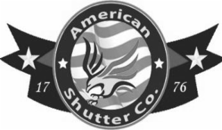 AMERICAN SHUTTER CO. 17 76 logo