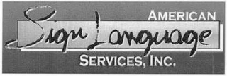 AMERICAN SIGN LANGUAGE SERVICES, INC. logo