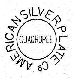 AMERICAN SILVER PLATE CO QUADRUPLE logo