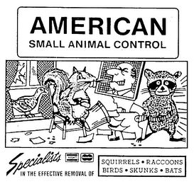 AMERICAN SMALL ANIMAL CONTROL logo