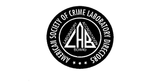 AMERICAN SOCIETY OF CRIME LABORATORY DIRECTORS LAB LABORATORY ACCREDITATION BOARD logo