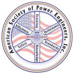 AMERICAN SOCIETY OF POWER ENGINEERS, INC. SAFETY EFFICIENCY TRAINING PERFORMANCE STANDARDS KNOWLEDGE logo