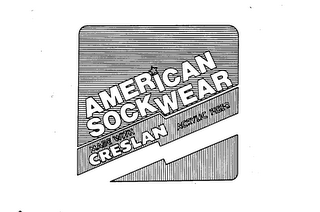 AMERICAN SOCKWEAR MADE WITH CRESLAN ACRYLIC FIBER logo