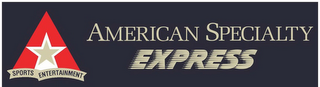 AMERICAN SPECIALTY EXPRESS SPORTS ENTERTAINMENT logo