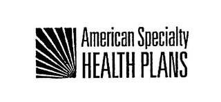 AMERICAN SPECIALTY HEALTH PLANS logo