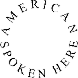 AMERICAN SPOKEN HERE logo
