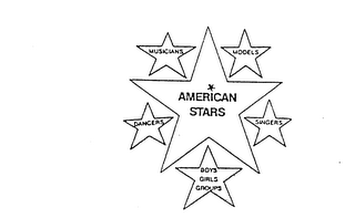AMERICAN STARS MUSICIANS, DANCERS, BOYSGIRLS GROUPS, SINGERS MODELS logo