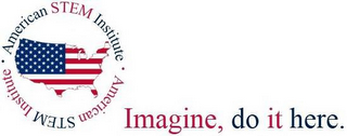 AMERICAN STEM INSTITUTE, IMAGINE, DO ITHERE. logo