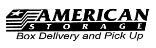 AMERICAN STORAGE BOX DELIVERY AND PICK UP