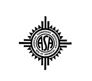 AMERICAN SUN BATHING ASSOCIATION SEAL OF APPROVAL ASA logo