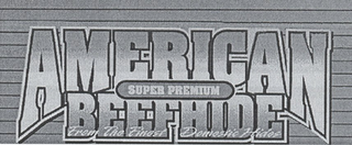 AMERICAN SUPER PREMIUM BEEFHIDE FROM THE FINEST DOMESTIC HIDES logo