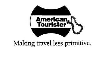AMERICAN TOURISTER MAKING TRAVEL LESS PRIMITIVE. logo