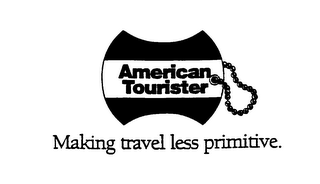 AMERICAN TOURISTER MAKING TRAVEL LESS PRIMITIVE. logo