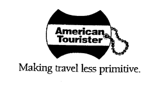 AMERICAN TOURISTER MAKING TRAVEL LESS PRIMITIVE. logo