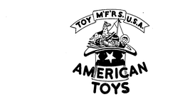 AMERICAN TOYS TOY M'F'RS. U.S.A. logo