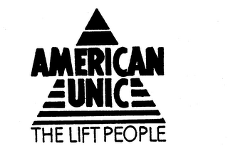 AMERICAN UNIC THE LIFT PEOPLE logo