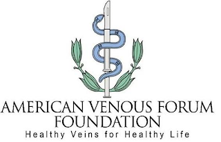 AMERICAN VENOUS FORUM FOUNDATION HEALTHY VEINS FOR HEALTHY LIFE logo